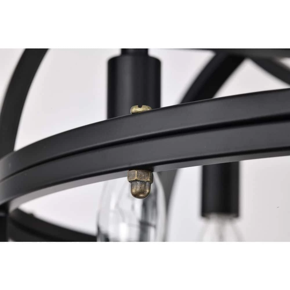 Discount ๐ฅฐ 20 in. Farmhouse Indoor Matte Black Cage Reversible Ceiling Fan with Light Kit and Remote Control by Edvivi ๐ฏ 7 Discount ๐ฅฐ 20 in. Farmhouse Indoor Matte Black Cage Reversible Ceiling Fan with Light Kit and Remote Control by Edvivi ๐ฏ - Image 5