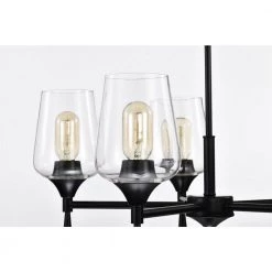 Best Pirce π Arlo 5-Light Matte Black Modern Chandelier with Clear Glass Shades by Edvivi π€© 23 Best Pirce π Arlo 5-Light Matte Black Modern Chandelier with Clear Glass Shades by Edvivi π€© -Deals Edvivi || Atlas Store matte black edvivi chandeliers epc2425bk 1f 1000