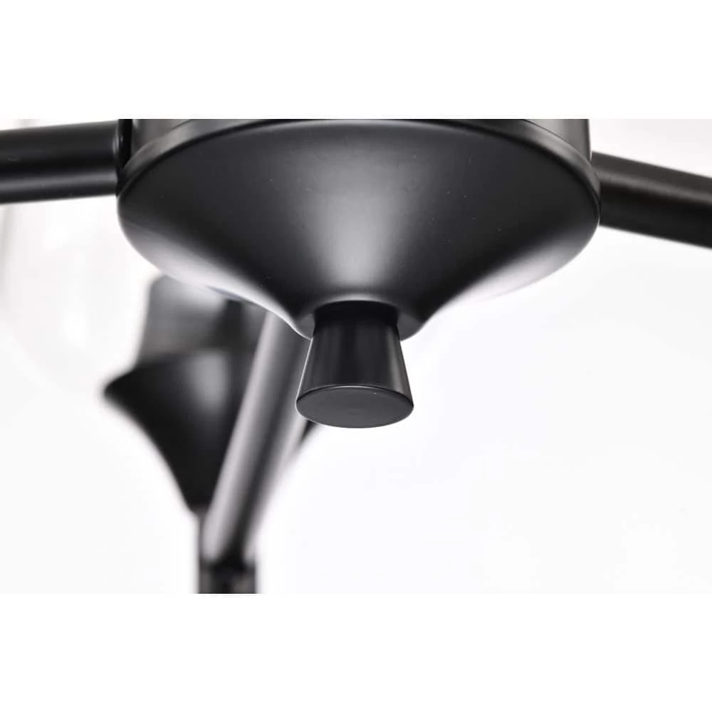 Best Pirce π Arlo 5-Light Matte Black Modern Chandelier with Clear Glass Shades by Edvivi π€© 7 Best Pirce π Arlo 5-Light Matte Black Modern Chandelier with Clear Glass Shades by Edvivi π€© - Image 5