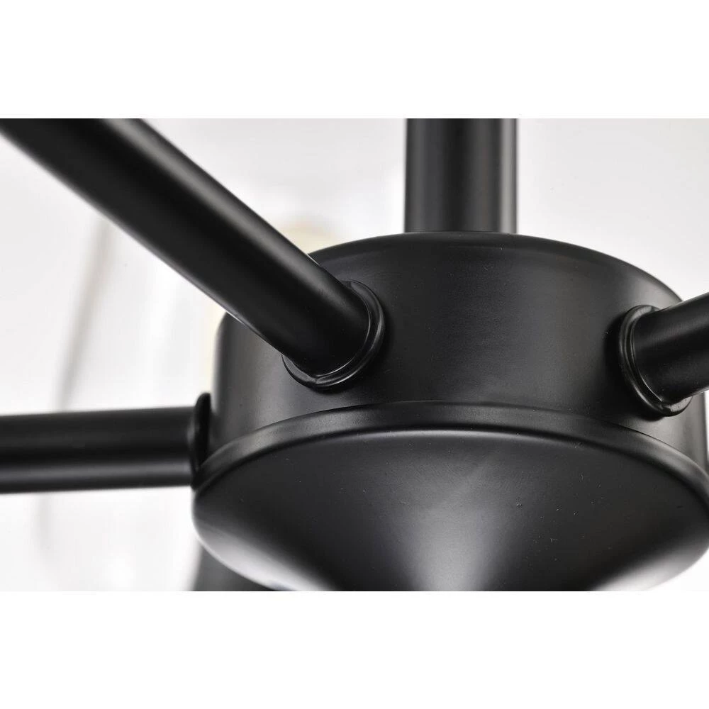 Best Pirce π Arlo 5-Light Matte Black Modern Chandelier with Clear Glass Shades by Edvivi π€© 14 Best Pirce π Arlo 5-Light Matte Black Modern Chandelier with Clear Glass Shades by Edvivi π€© - Image 12