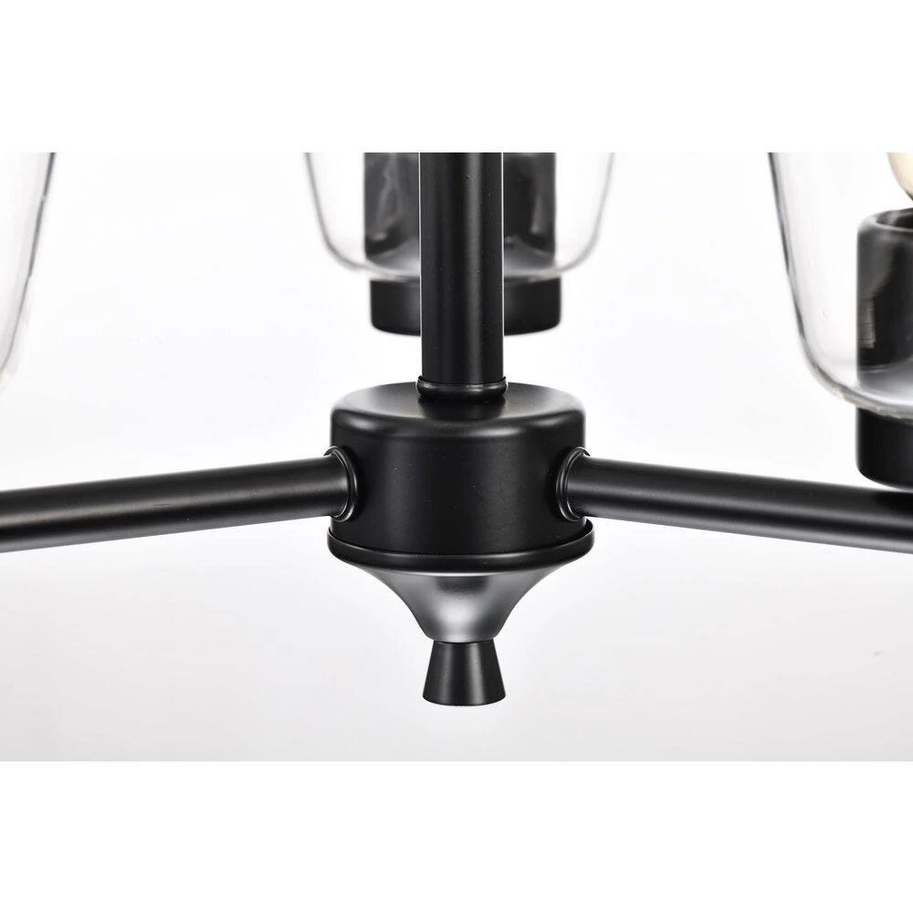 New ๐ฅฐ Briarwood 3-Light Matte Black Modern Chandelier with Clear Cone Glass Shades by Edvivi ๐ 13 New ๐ฅฐ Briarwood 3-Light Matte Black Modern Chandelier with Clear Cone Glass Shades by Edvivi ๐ - Image 11