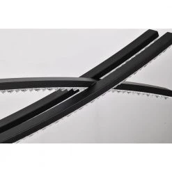 Cheapest 🎁 Alistair 30-Watt Integrated LED Matte Black Linear Island Chandelier with Acrylic Encrusted by Edvivi ✔️ -Deals Edvivi || Atlas Store matte black edvivi chandeliers epd2515bk fa 1000