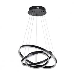 Best reviews of 💯 Alistair 45-Watt Integrated LED Matte Black Modern Chandelier for Kitchen Dining Room by Edvivi 👍 -Deals Edvivi || Atlas Store matte black edvivi chandeliers epj2405bk 1d 1000