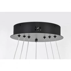 Best reviews of 💯 Alistair 45-Watt Integrated LED Matte Black Modern Chandelier for Kitchen Dining Room by Edvivi 👍 -Deals Edvivi || Atlas Store matte black edvivi chandeliers epj2405bk 76 1000
