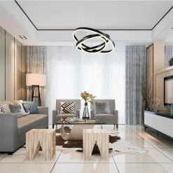 Best reviews of 💯 Alistair 45-Watt Integrated LED Matte Black Modern Chandelier for Kitchen Dining Room by Edvivi 👍 -Deals Edvivi || Atlas Store matte black edvivi chandeliers epj2405bk c3 1000