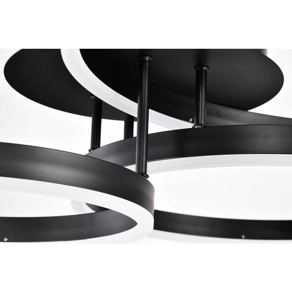 Hot Sale ๐ฅ Alistair 45-Watt Matte Black Integrated LED Modern Flush Mount by Edvivi ๐ 9 Hot Sale ๐ฅ Alistair 45-Watt Matte Black Integrated LED Modern Flush Mount by Edvivi ๐ - Image 7