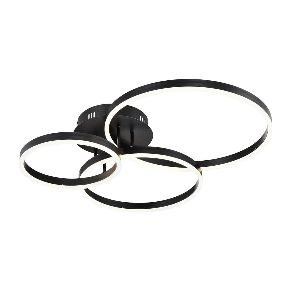 Hot Sale ๐ฅ Alistair 45-Watt Matte Black Integrated LED Modern Flush Mount by Edvivi ๐ 3 Hot Sale ๐ฅ Alistair 45-Watt Matte Black Integrated LED Modern Flush Mount by Edvivi ๐