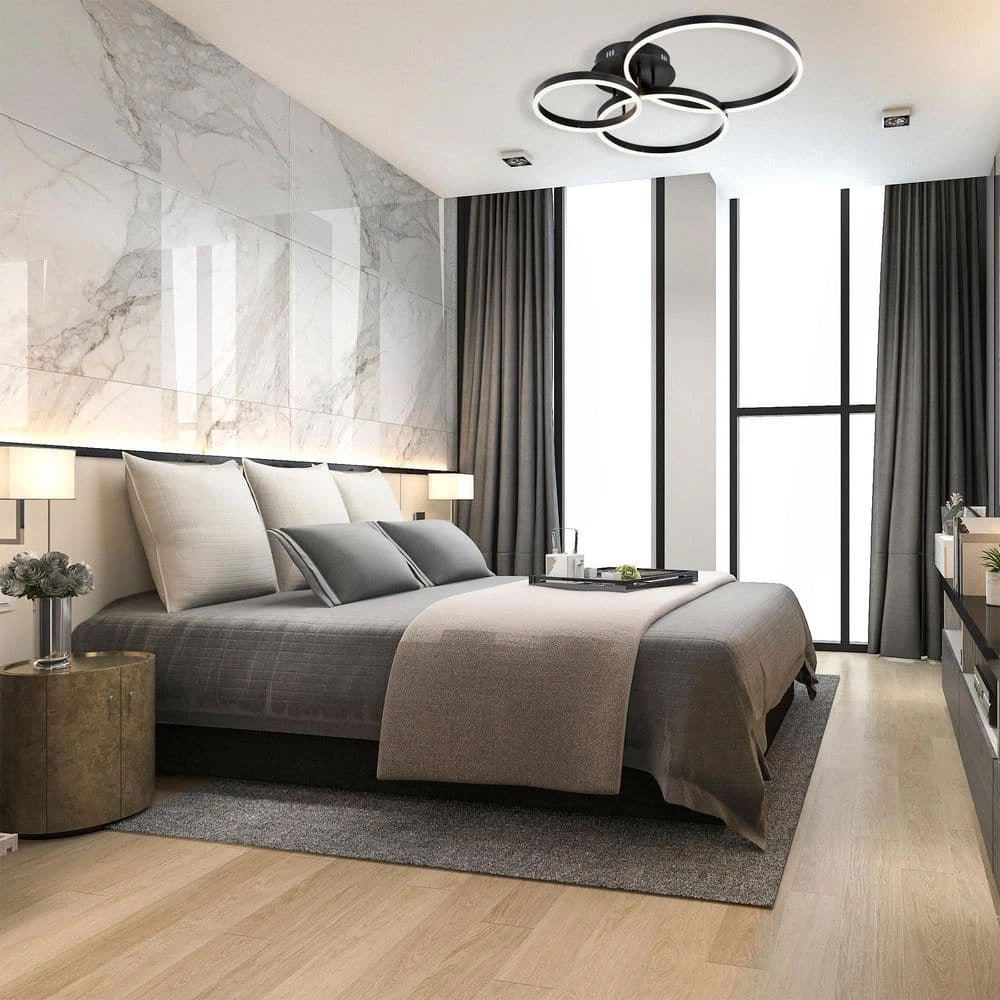 Hot Sale ๐ฅ Alistair 45-Watt Matte Black Integrated LED Modern Flush Mount by Edvivi ๐ 7 Hot Sale ๐ฅ Alistair 45-Watt Matte Black Integrated LED Modern Flush Mount by Edvivi ๐ - Image 5