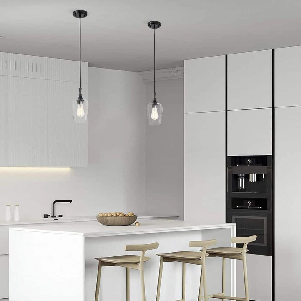 Cheapest ๐ฏ Arlo 1-Light Matte Black Modern Mini Pendant with Clear Glass Shade by Edvivi โญ 16 Cheapest ๐ฏ Arlo 1-Light Matte Black Modern Mini Pendant with Clear Glass Shade by Edvivi โญ - Image 14