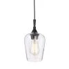 Cheapest 💯 Arlo 1-Light Matte Black Modern Mini Pendant with Clear Glass Shade by Edvivi ⭐ -Deals Edvivi || Atlas Store matte black edvivi pendant lights epj2925bk 64 1000