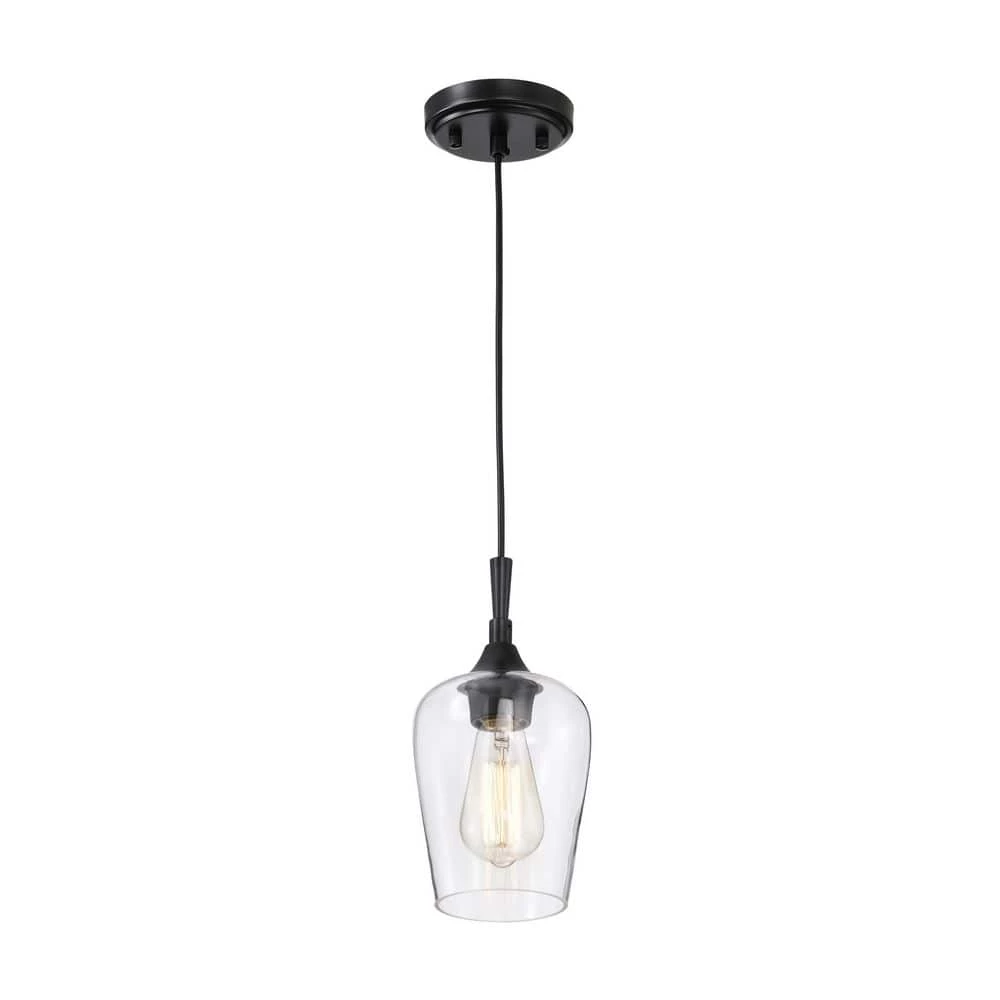 Cheapest ๐ฏ Arlo 1-Light Matte Black Modern Mini Pendant with Clear Glass Shade by Edvivi โญ 6 Cheapest ๐ฏ Arlo 1-Light Matte Black Modern Mini Pendant with Clear Glass Shade by Edvivi โญ - Image 4