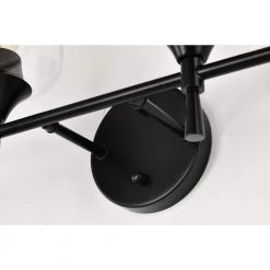 Best deal ⌛ Arlo 30 in. 4-Lights Matte Black Vanity Light with Clear Glass Shades by Edvivi ⭐ 19 Best deal ⌛ Arlo 30 in. 4-Lights Matte Black Vanity Light with Clear Glass Shades by Edvivi ⭐ -Deals Edvivi || Atlas Store matte black edvivi vanity lighting ew2825bk 66 1000