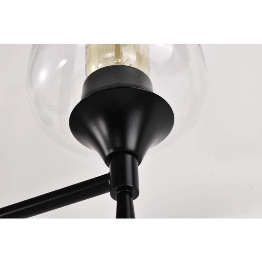 Best deal ⌛ Arlo 30 in. 4-Lights Matte Black Vanity Light with Clear Glass Shades by Edvivi ⭐ 13 Best deal ⌛ Arlo 30 in. 4-Lights Matte Black Vanity Light with Clear Glass Shades by Edvivi ⭐ - Image 11