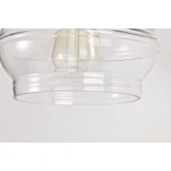 Discount ❤️ Abigail 1-Light Matte Black Indoor Wall Sconce with Clear Glass Shade by Edvivi 🎁 -Deals Edvivi || Atlas Store matte black edvivi vanity lighting ew6315bk fa 1000