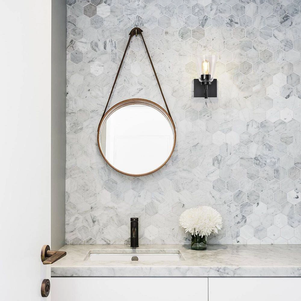 Discount ๐ฅ Briarwood 1-Light Matte Black Indoor Wall Sconce with Clear Cone Glass Shade by Edvivi โญ 13 Discount ๐ฅ Briarwood 1-Light Matte Black Indoor Wall Sconce with Clear Cone Glass Shade by Edvivi โญ - Image 11