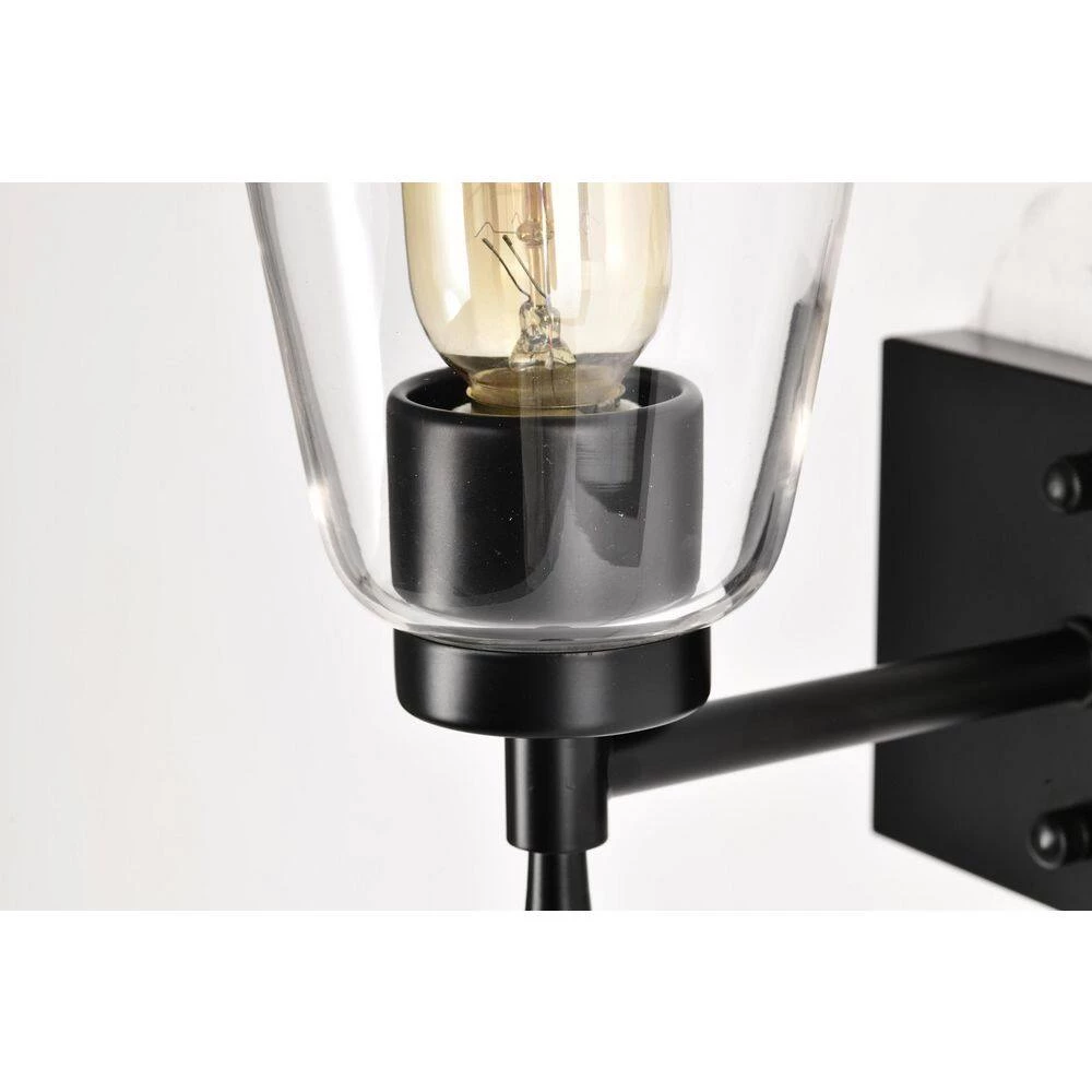 Discount ๐ฅ Briarwood 1-Light Matte Black Indoor Wall Sconce with Clear Cone Glass Shade by Edvivi โญ 11 Discount ๐ฅ Briarwood 1-Light Matte Black Indoor Wall Sconce with Clear Cone Glass Shade by Edvivi โญ - Image 9