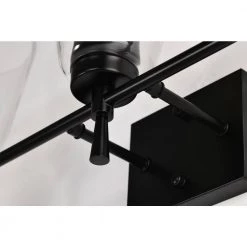 Top 10 ⌛ Briarwood 21 in. 3-Lights Matte Black Vanity Light with Clear Glass Cone Shades by Edvivi 🌟 -Deals Edvivi || Atlas Store matte black edvivi vanity lighting ew6875bk 66 1000