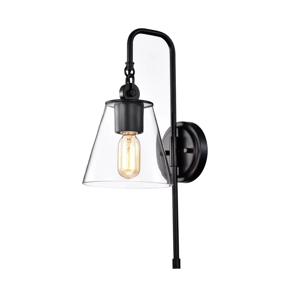 Best reviews of ๐คฉ 1-Light Matte Black Indoor Contemporary Wall Sconces with Cone Glass Shade by Edvivi ๐ 2 Best reviews of ๐คฉ 1-Light Matte Black Indoor Contemporary Wall Sconces with Cone Glass Shade by Edvivi ๐