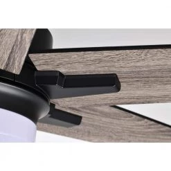 Top 10 ✔️ 52 in. Integrated LED Indoor Matte Black 6-Blade Reversible Ceiling Fan w/Light Kit, Remote Control by Edvivi ✔️ -Deals Edvivi || Atlas Store matte black textured oak edvivi ceiling fans with lights ffg7625bk 1d 1000