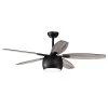Discount ๐ 52 in. Integrated LED Indoor Matte Black 5-Blade Reversible Ceiling Fan with Light Kit and Remote Control by Edvivi ๐ 2 Discount ๐ 52 in. Integrated LED Indoor Matte Black 5-Blade Reversible Ceiling Fan with Light Kit and Remote Control by Edvivi ๐ -Deals Edvivi || Atlas Store matte black textured oak edvivi ceiling fans with lights ffg7705bk 64 1000