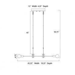 Best deal 😀 Winslett 6-Light Natural Brass Exposed Bulb Linear Mid-Century Modern Chandelier by Edvivi 🧨 -Deals Edvivi || Atlas Store natural brass edvivi chandeliers epc561nb fa 1000