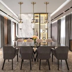 Best Sale 🎁 Winslett 1-Light Natural Brass Modern Mini Pendant with Clear Glass Capsule Shade by Edvivi 🤩 -Deals Edvivi || Atlas Store natural brass edvivi pendant lights epq1078br 1f 1000