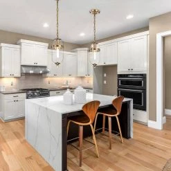 Best Sale 🎁 Winslett 1-Light Natural Brass Modern Mini Pendant with Clear Glass Capsule Shade by Edvivi 🤩 -Deals Edvivi || Atlas Store natural brass edvivi pendant lights epq1078br 4f 1000