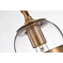 Best Sale 🎁 Winslett 1-Light Natural Brass Modern Mini Pendant with Clear Glass Capsule Shade by Edvivi 🤩 -Deals Edvivi || Atlas Store natural brass edvivi pendant lights epq1078br fa 1000