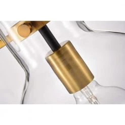 Best Sale ❤️ Essence 1-Light Contemporary Oil Rubbed Bronze and Antique Gold Pendant with Bowl Shaped Clear Glass by Edvivi ⭐ -Deals Edvivi || Atlas Store oil rubbed bronze and antique goid edvivi chandeliers epj4537obag 4f 1000