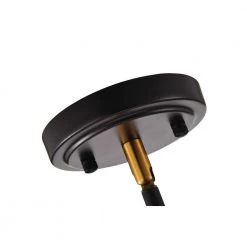 Best Sale ❤️ Essence 1-Light Contemporary Oil Rubbed Bronze and Antique Gold Pendant with Bowl Shaped Clear Glass by Edvivi ⭐ -Deals Edvivi || Atlas Store oil rubbed bronze and antique goid edvivi chandeliers epj4537obag 76 1000