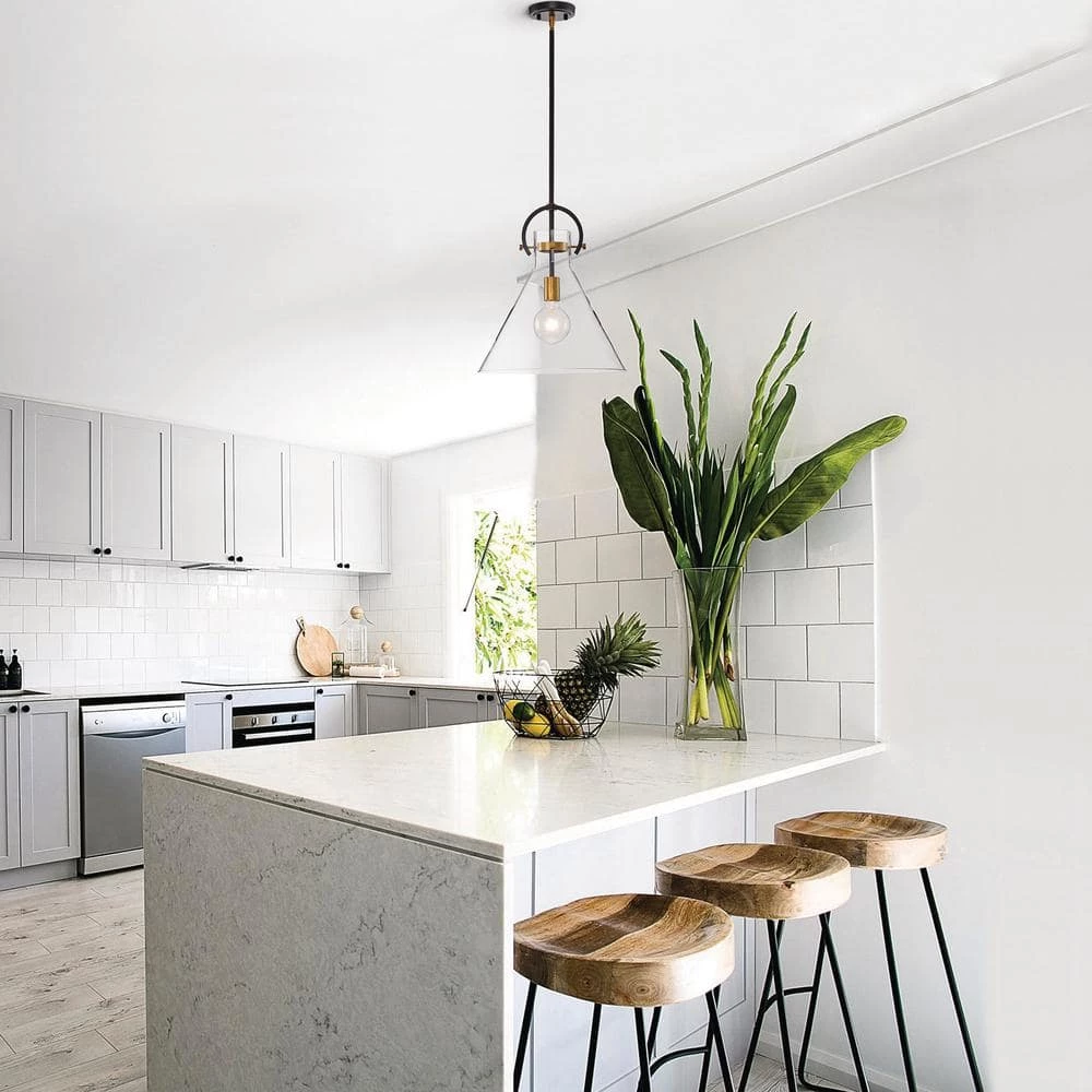 Budget โจ Essence 1-Light Contemporary Oil Rubbed Bronze and Antique Gold Pendant with Clear Cone Glass Shade by Edvivi ๐ 15 Budget โจ Essence 1-Light Contemporary Oil Rubbed Bronze and Antique Gold Pendant with Clear Cone Glass Shade by Edvivi ๐ - Image 13