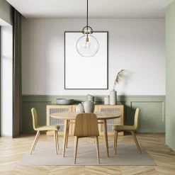 Wholesale 🤩 Essence 1-Light Contemporary Oil Rubbed Bronze and Antique Gold Pendant with Globe Shaped Clear Glass Shade by Edvivi ❤️ -Deals Edvivi || Atlas Store oil rubbed bronze and antique gold edvivi pendant lights epj4377obag 4f 1000