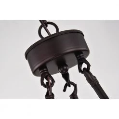Budget 🔔 Avenue Farmhouse 6-Light Oil Rubbed Bronze Wagon Wheel Chandelier With Textured Banded Clear Glass Shades by Edvivi ❤️ -Deals Edvivi || Atlas Store oil rubbed bronze edvivi chandeliers epc3167ob 1d 1000