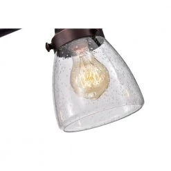 Outlet 🤩 Yellowstone Farmhouse 4-Light Oil Rubbed Bronze Rustic Linear Chandelier with Seeded Glass Shades by Edvivi ⭐ -Deals Edvivi || Atlas Store oil rubbed bronze edvivi chandeliers epd5547ob 76 1000