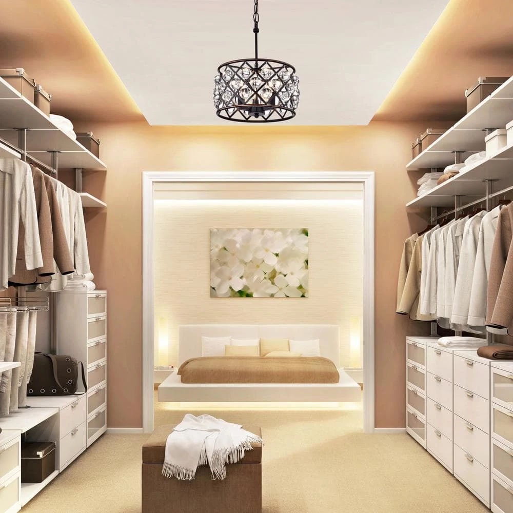 Discount โ๏ธ Azha 3-Light Glam Oil Rubbed Bronze Drum Pendant with Crystal Spheres by Edvivi ๐ฅฐ 9 Discount โ๏ธ Azha 3-Light Glam Oil Rubbed Bronze Drum Pendant with Crystal Spheres by Edvivi ๐ฅฐ - Image 7