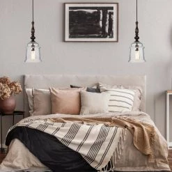 Brand new ๐ Wilson Traditional 1-Light Oil Rubbed Bronze Pendant with Glass Bell Jar Shade by Edvivi โ๏ธ 22 Brand new ๐ Wilson Traditional 1-Light Oil Rubbed Bronze Pendant with Glass Bell Jar Shade by Edvivi โ๏ธ -Deals Edvivi || Atlas Store oil rubbed bronze edvivi chandeliers epj4337ob 44 1000