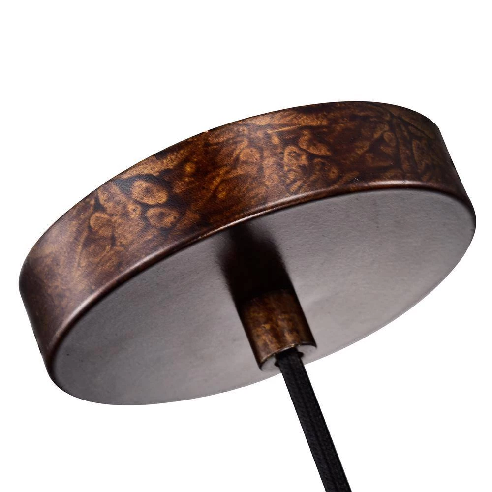 Brand new ๐ Wilson Traditional 1-Light Oil Rubbed Bronze Pendant with Glass Bell Jar Shade by Edvivi โ๏ธ 5 Brand new ๐ Wilson Traditional 1-Light Oil Rubbed Bronze Pendant with Glass Bell Jar Shade by Edvivi โ๏ธ - Image 3