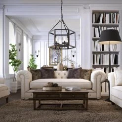 Brand new ✔️ Renzo 4-Light Oil Rubbed Bronze Geometric Hexagon Lantern Cage Chandelier with Clear Glass Shade by Edvivi 🎁 -Deals Edvivi || Atlas Store oil rubbed bronze edvivi chandeliers epl1157ob 4f 1000