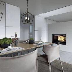 Buy ❤️ Renzo 4-Light Oil Rubbed Bronze Caged Modern Farmhouse Candlestick Pendant by Edvivi ⭐ -Deals Edvivi || Atlas Store oil rubbed bronze edvivi chandeliers epl1357ob 1f 1000