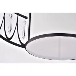 New 💯 Coastal Glam 1-Light Oil Rubbed Bronze Double Drum Chandelier with Hanging Crystals by Edvivi 🔥 -Deals Edvivi || Atlas Store oil rubbed bronze edvivi chandeliers epl9097ob 66 1000