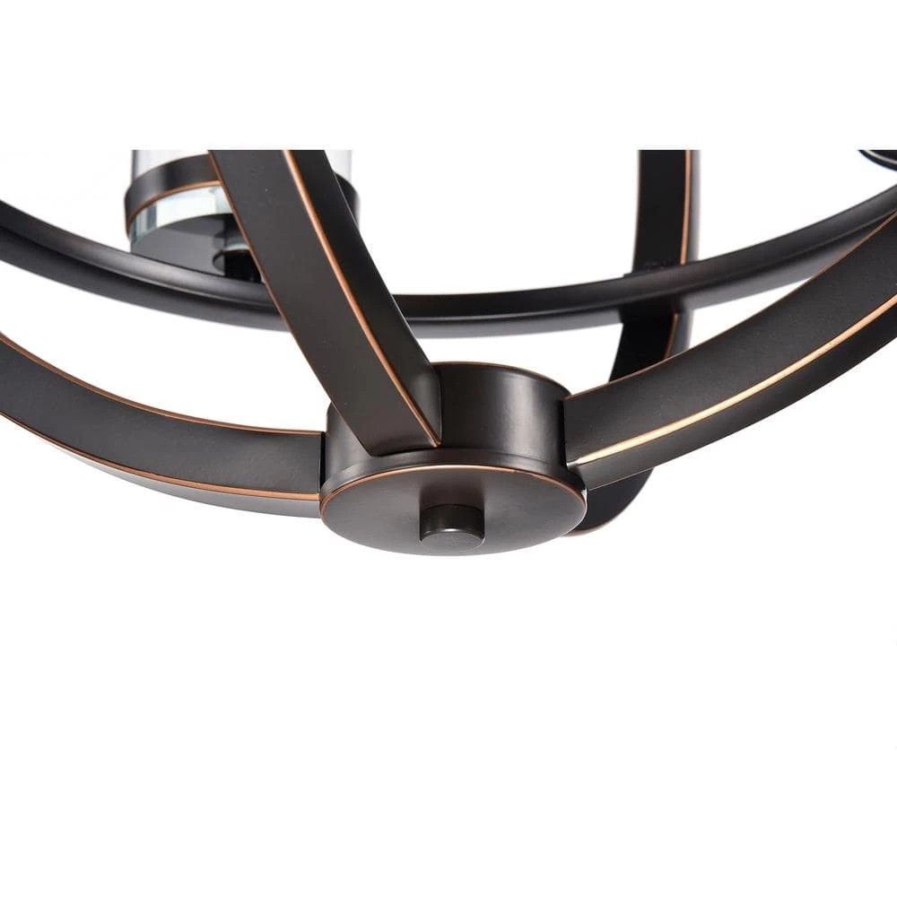 Best reviews of ๐ Orbit 4-Light Oil Rubbed Bronze Globe Traditional Chandelier with Clear Glass Shades by Edvivi ๐ 11 Best reviews of ๐ Orbit 4-Light Oil Rubbed Bronze Globe Traditional Chandelier with Clear Glass Shades by Edvivi ๐ - Image 9