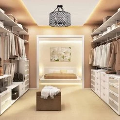 Flash Sale ✔️ Marya 4-Light Modern Oil Rubbed Bronze Finish Crystal Semi-Flush Mount Light with Clear Glass Crystal Beaded Drum Shade by Edvivi 🤩 -Deals Edvivi || Atlas Store oil rubbed bronze edvivi flush mount lights esg8027ob 1f 1000