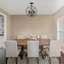 Best deal ๐ 5-Light Oil Rubbed Bronze Globe Cage Flush Mount by Edvivi ๐ 12 Best deal ๐ 5-Light Oil Rubbed Bronze Globe Cage Flush Mount by Edvivi ๐ -Deals Edvivi || Atlas Store oil rubbed bronze edvivi flush mount lights esq2217ob 1f 1000