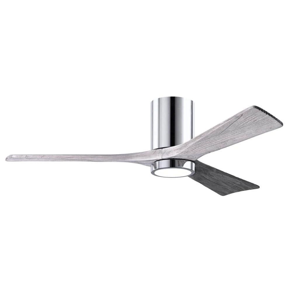 Discount ๐ Irene 52 in. LED Indoor/Outdoor Damp Polished Chrome Ceiling Fan with Light by Atlas โญ 3 Discount ๐ Irene 52 in. LED Indoor/Outdoor Damp Polished Chrome Ceiling Fan with Light by Atlas โญ