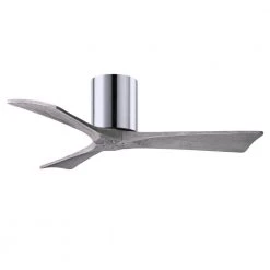 Budget 🔔 Irene 42 in. Indoor/Outdoor Polished Chrome Ceiling Fan with Remote Control and Wall Control by Atlas 🔔