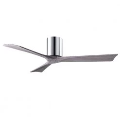 Brand new ✨ Irene 52 in. Indoor/Outdoor Polished Chrome Ceiling Fan with Remote Control and Wall Control by Atlas ⌛