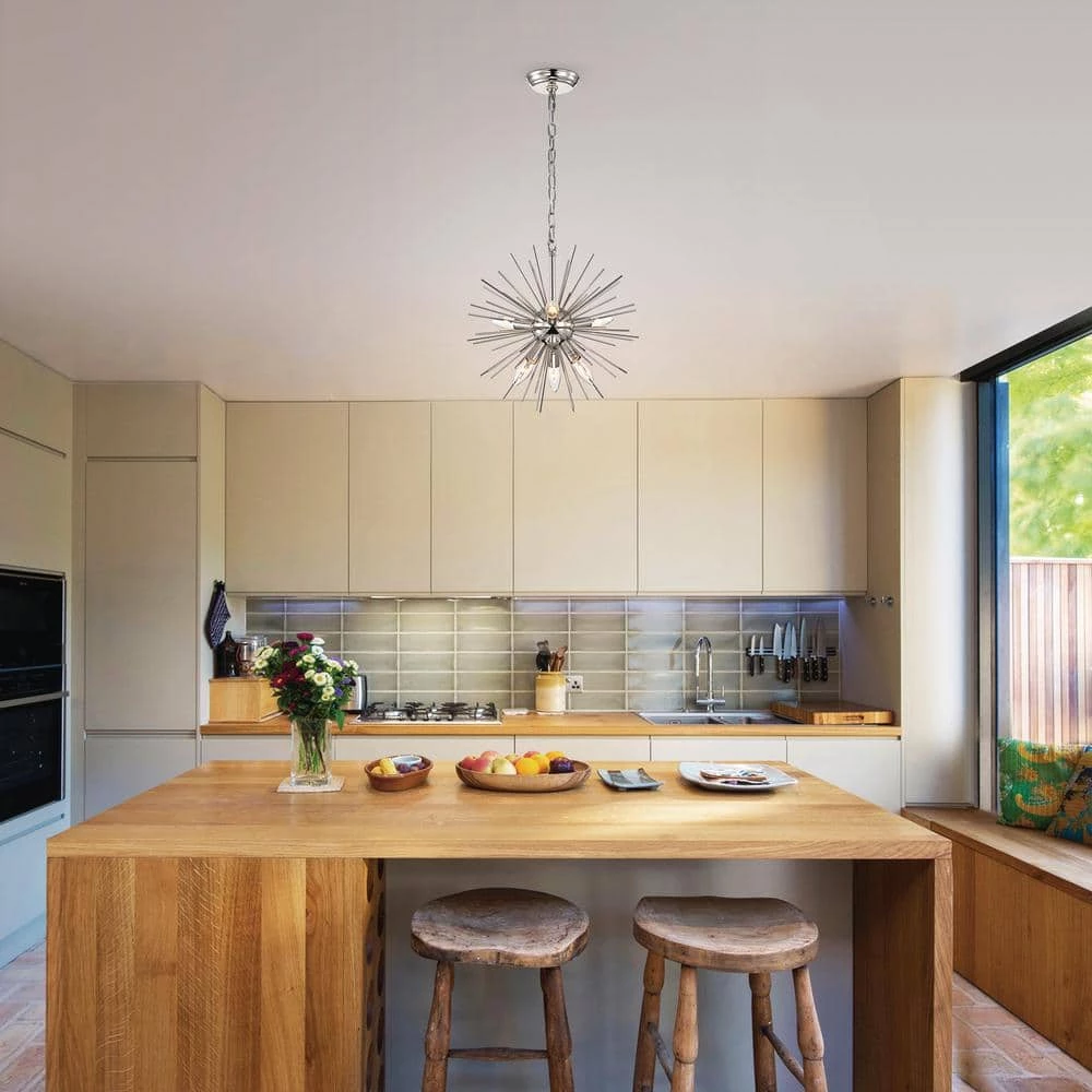 Hot Sale ๐ฏ Astrid 6-Light Polished Nickel Sputnik Starburst Mid-Century Modern Chandelier by Edvivi ๐ 13 Hot Sale ๐ฏ Astrid 6-Light Polished Nickel Sputnik Starburst Mid-Century Modern Chandelier by Edvivi ๐ - Image 11