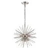 Hot Sale 💯 Astrid 6-Light Polished Nickel Sputnik Starburst Mid-Century Modern Chandelier by Edvivi 🎉 -Deals Edvivi || Atlas Store polished nickel edvivi chandeliers epj447pn 64 1000