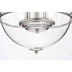 New 😀 Orbit Modern 3-Light Polished Nickel Chandelier with 15 in. Clear Glass Globe by Edvivi ⌛ -Deals Edvivi || Atlas Store polished nickel edvivi chandeliers epq1251pn 40 1000