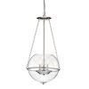 New 😀 Orbit Modern 3-Light Polished Nickel Chandelier with 15 in. Clear Glass Globe by Edvivi ⌛ -Deals Edvivi || Atlas Store polished nickel edvivi chandeliers epq1251pn 64 1000